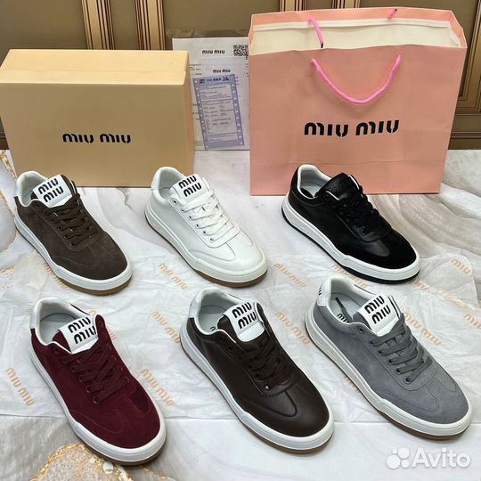 Кроссовки Кеды Miu Miu женские Размер 36-40