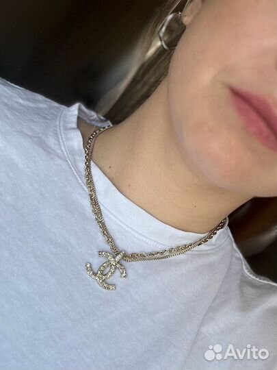 Колье кулон Chanel