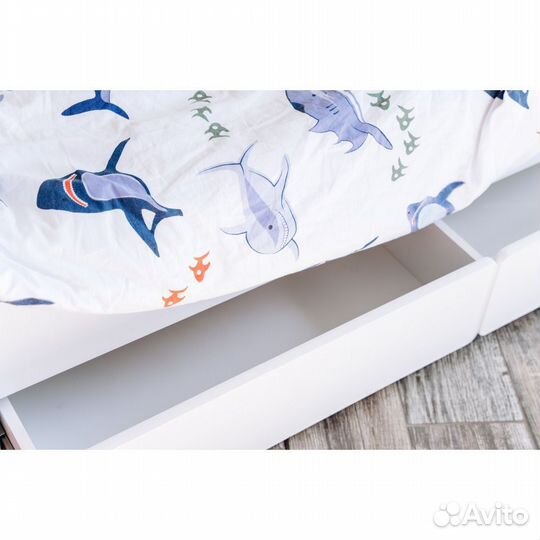 Детская кровать -тахта с мягкой спинкой