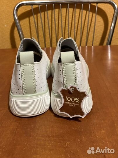 Макасины, слипоны кожаные 39 размер