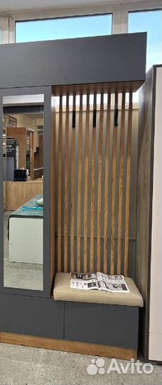 Прихожая графит 100 см в наличии