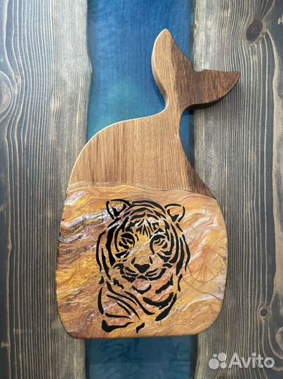 Доска разделочная с эпоксидной смолой