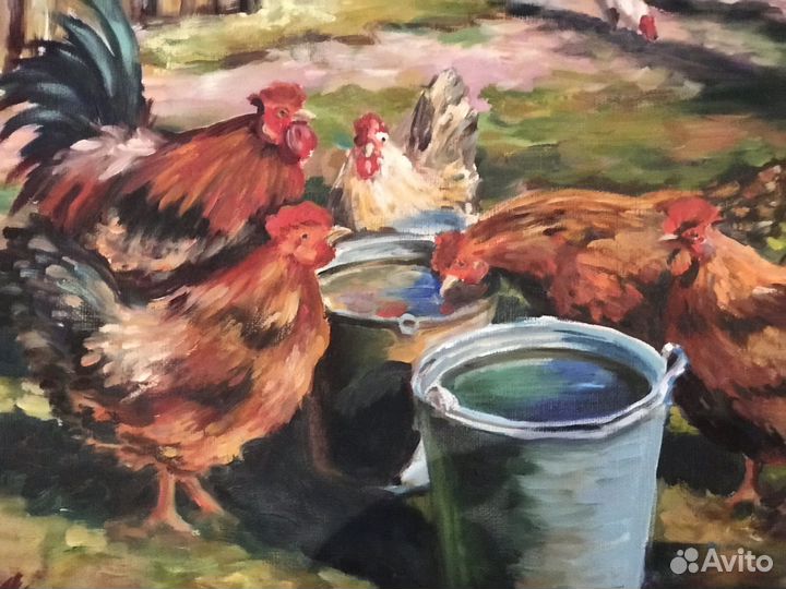 Картина холст масло 30*40