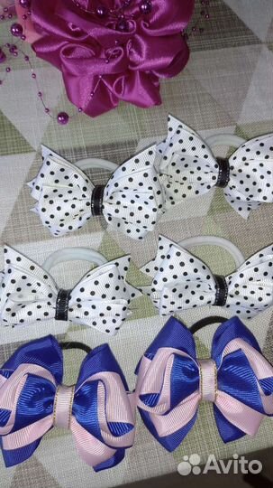 Банты и заколки на заказ