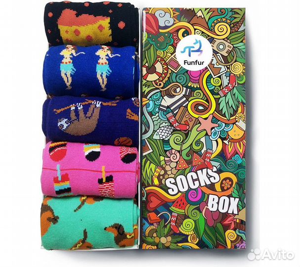Носки Funfur Oops в наборе 5 пар