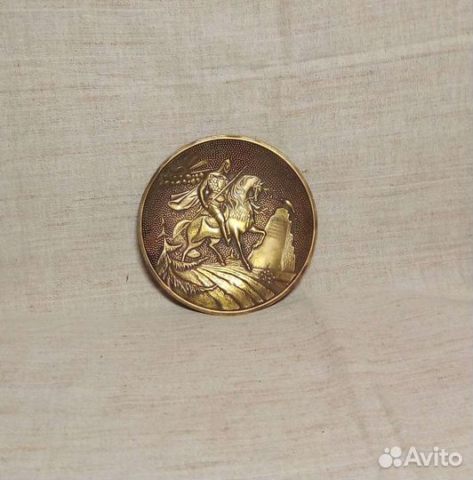 Настенное пано-тарелка «витязь на распутье», СССР