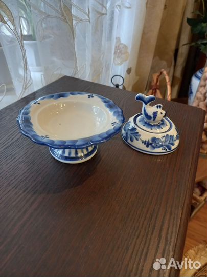 Фарфоровая посуда гжель