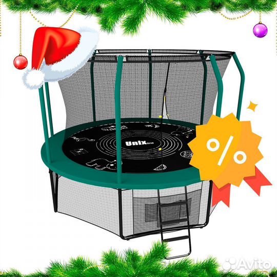 Батут с сеткой Новый арт. 61