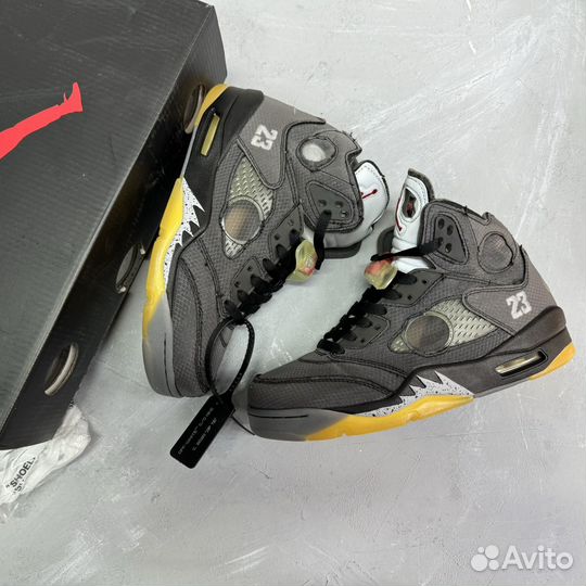 Nike air jordan 5 off white