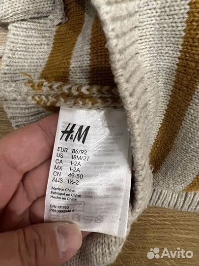 Комплект шапка, снуд, варежки HM 86/92