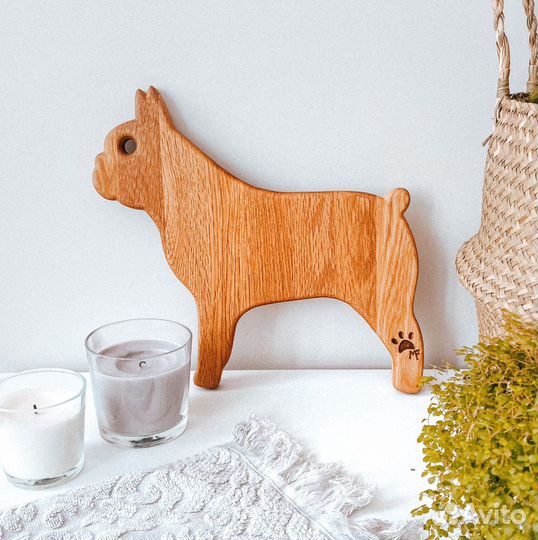 Разделочная доска французский бульдог