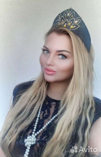 Ободок кокошник ручной работы 