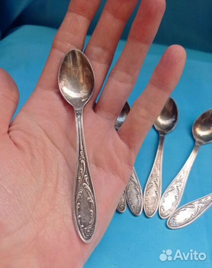 Кофейные ложечки, мельхиор СССР