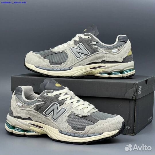 Кроссовки New Balance 2002R Светлые (Арт.61110)