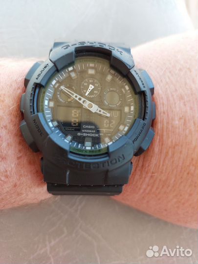 Часы casio g shock ga 100 l