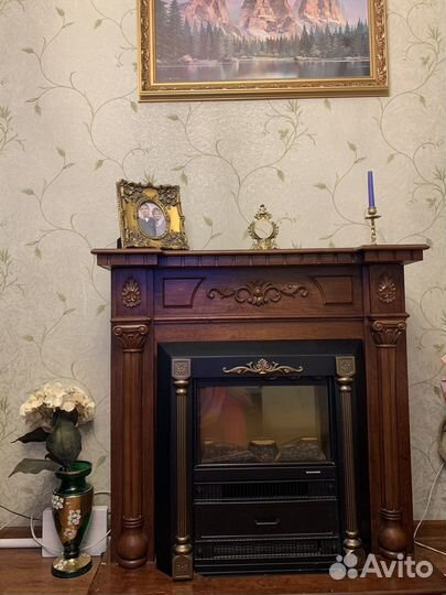Камин электрический с порталом бу