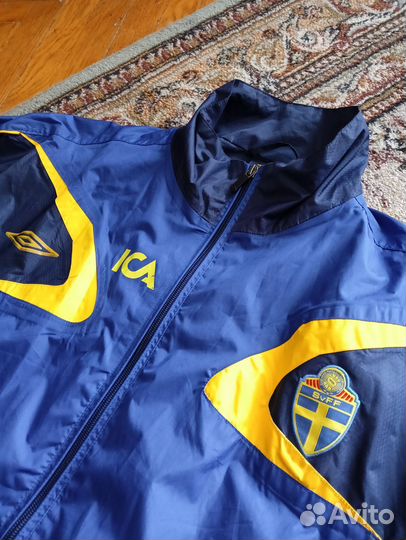 Футбольная ветровка umbro FC Sweden винтаж