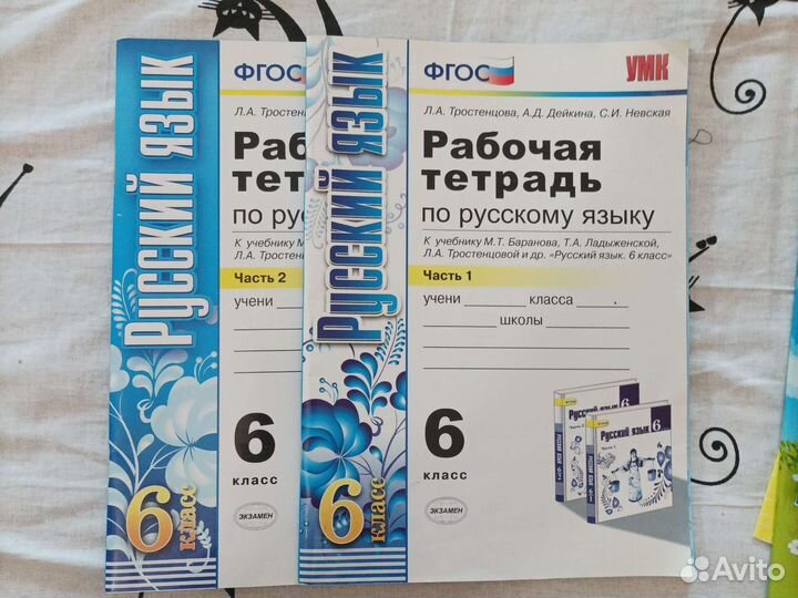 Рабочая тетрадь по русскому языку 6 класс