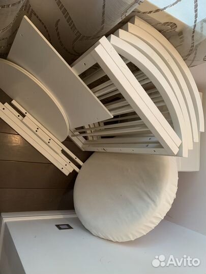 Детская кровать трансформер круглая