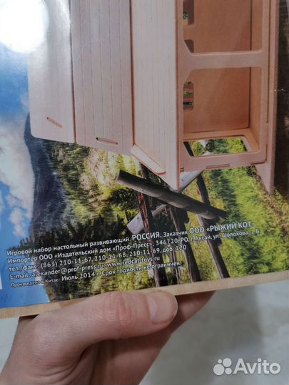 Модель из дерева дом