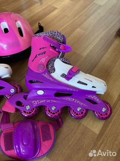 Роликовые коньки детские раздвижные