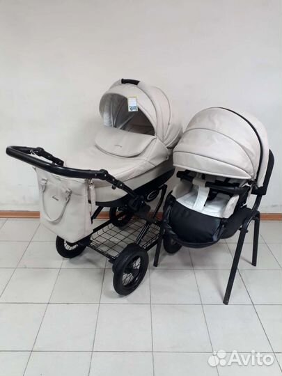 Коляска AroTeam Cocoline 2 в 1 (3 в 1), кожа