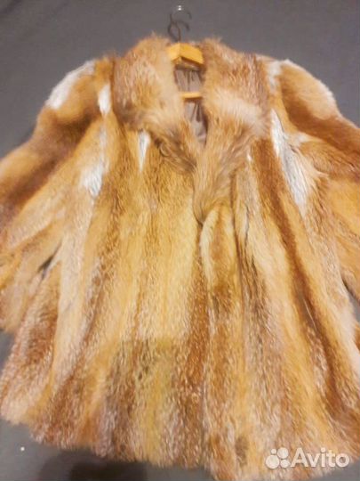 Шуба лисия без бирки натуральная