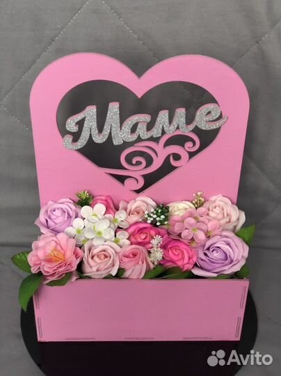 Цветы мыльные розы. Букет маме