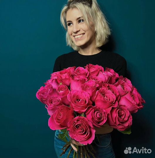 Розы Эквадор доставка цветов букет