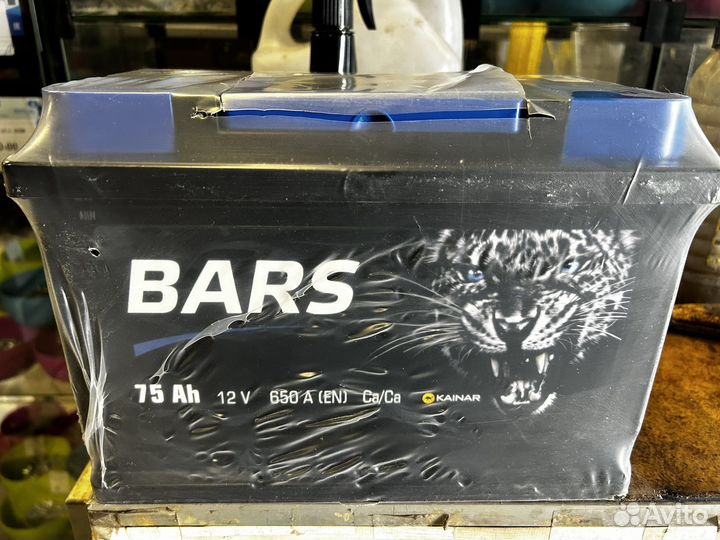 Аккумуляторы Bars 75A Доставка