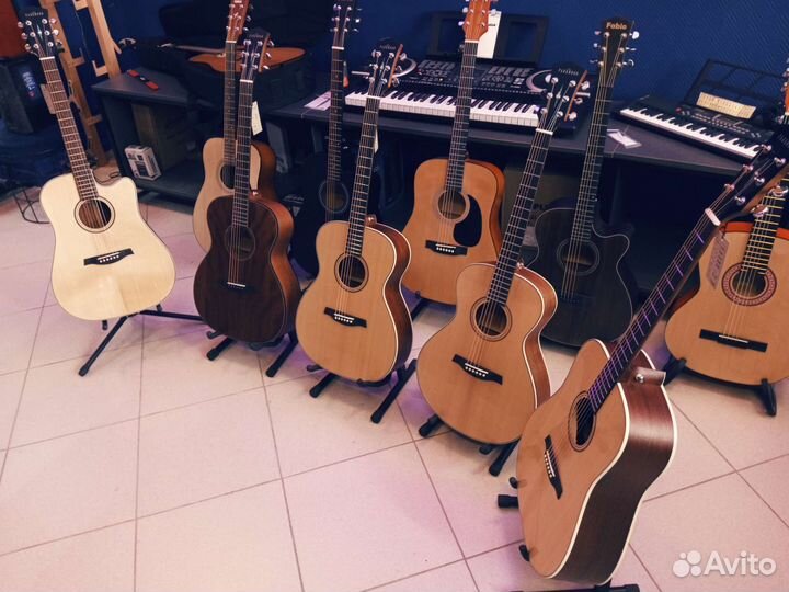 Гитары Parkwood массив с чехлом