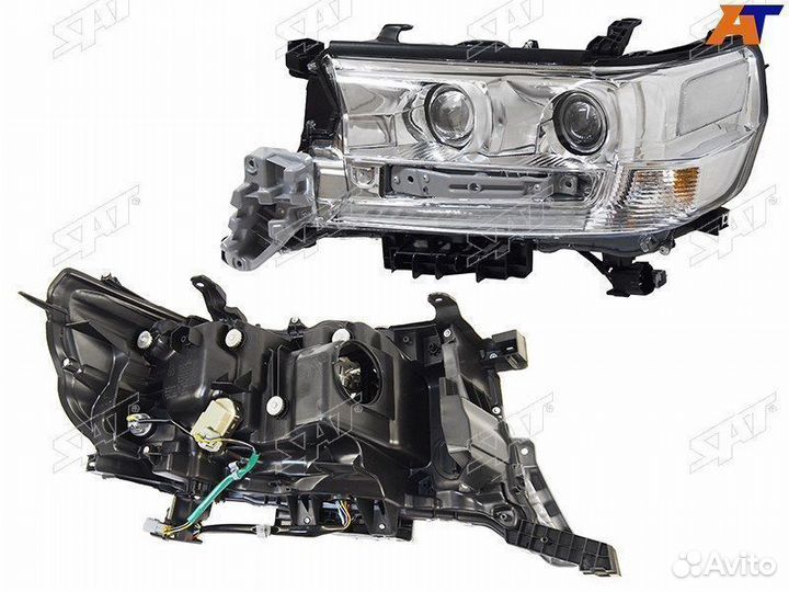 Фара toyota land cruiser 200 15-21 LH три модуля L