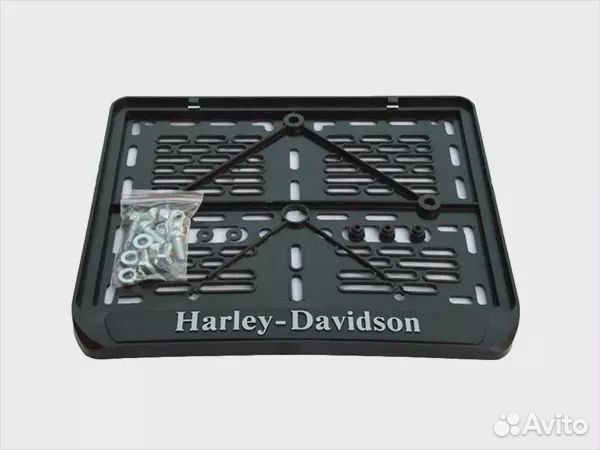 Рамка крепления номера 245х185 harley davidson