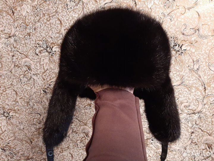 Норковая шапка мужская