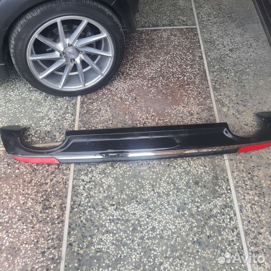 Диффузор на задний бампер Кia optima