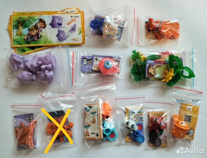 Киндер 4 - игрушки с вкладышами