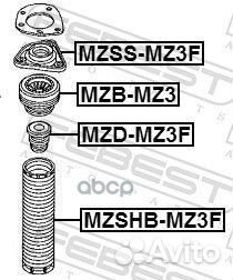 Отбойник амортизатора MZD-MZ3F MZD-MZ3F Febest