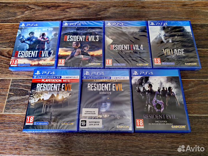 Игры Resident Evil ps4, ps5