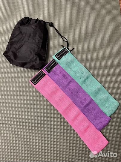 Тканевые фитнес резинки/ Резинки для спорта