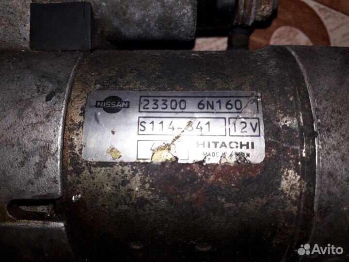 Стартер Nissan QG15DE;QG18DE