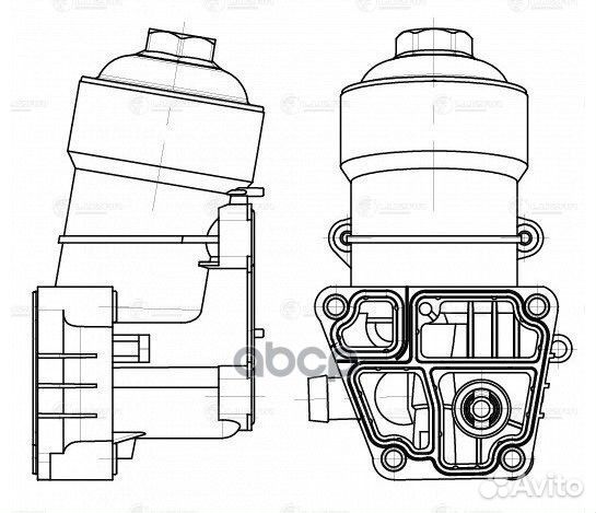 Корпус маслоохладителя VAG Golf VI 08, Tiguan 08