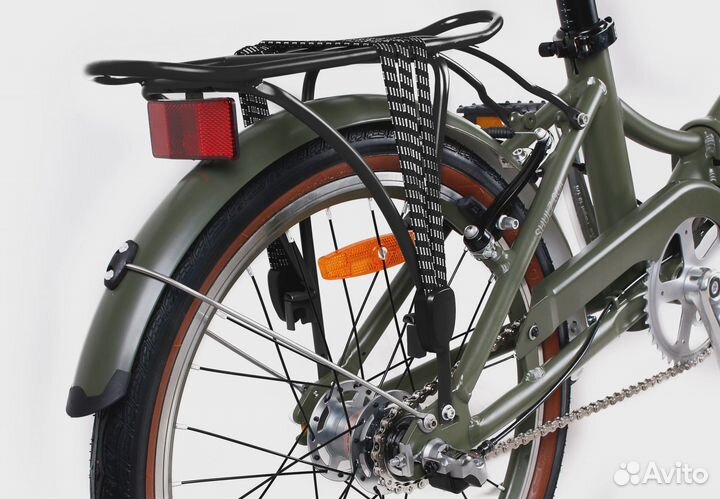 Велосипед складной shulz GOA V 20 army green/х