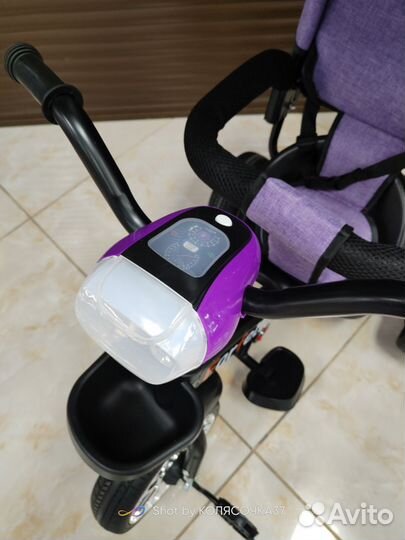 Велосипед детский с родительской ручкой