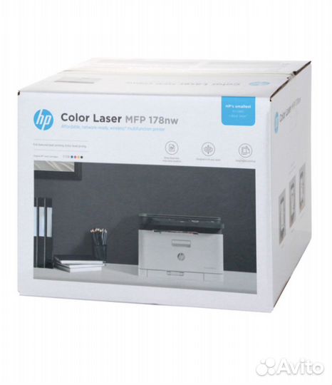 Hp color Laser 178nw мфу цветной принтер