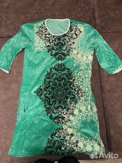 Платье туника женское домашнее