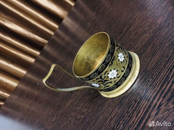 Подстаканники Эмаль Латунь