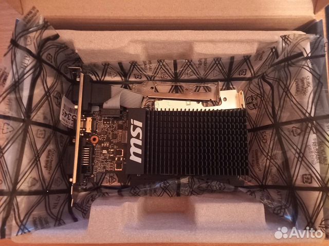 Видеокарта MSI GeForce GT 710 Silent LP 1GB купить в Кирове ...