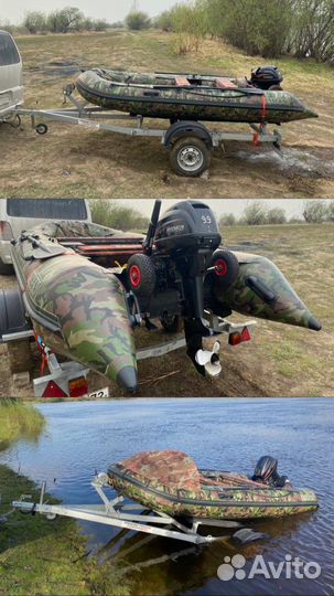 Лодка с мотором Hidea 9.9