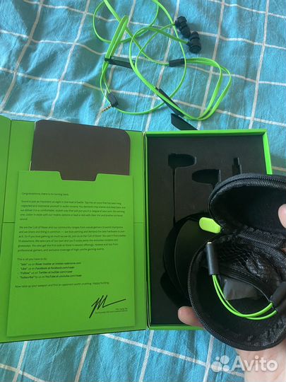 Наушники razer hammerhead pro v2