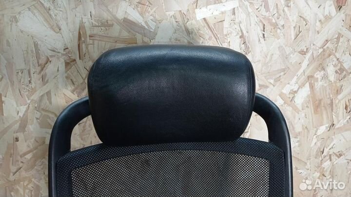 Элитное кресло нат.кожа Chairman Ergo 281 хром б/у